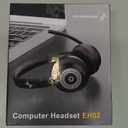 Wireless Headset with AI Noise Cancelling Microphone Bluetooth Headset - Bluetooth V5.2 Headphones with USB Dongle & Mic Mute for Computer/Laptop/PC/iPhone/Android/Cell Phones (Bluetooth+USB Dongle)