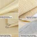 Sun Shade Cloth 10x20 FT, UV Block Outdoor Patio Shade Cover, Permeable and Tear Fade Resistant Rectangle Sunshade Fabric for Backyard, Porch, Pergola, Yard, Deck, Garden, Sand