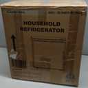 1.6 Cu.ft Mini Fridge with Freezer, Compact Single Reversible Door Refrigerator, Adjustable Thermostat, Ultra Quiet, Energy Efficient for Office, Dorm, Bedroom, Apartment -Silver