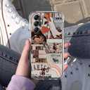 West Cowboy Case for Samsung Galaxy A14 4G/5G,Western Country Art Collage,Trendy Soft TPU Protective Case Compatible for Galaxy A14