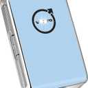 Car Key Fob Cover Compatible with Volvo XC90, XC60, XC40, S60, S90, V60, V90, Polestar 1, Polestar 2, Car Key Fob Case Refit Cover (Frosted - Blue)