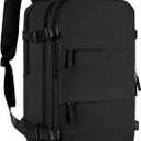 coofay Travel Backpack For Women Men Airline Approved Carry On Backpack Flight Approved Waterproof Sports Luggage Backpack Casual Daypack Small Hiking Backpacks Black Backpacks (Standard)