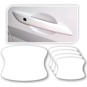 3M 5pcs Car Door Handle Cup Protector/Sticker/Guard, 3M PPF(Paint Protection Film), Clear(Transparent), Anti Scratch, Universal Fit for Most Cars (Clear/5pcs)