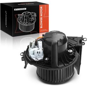 A-Premium Front HVAC Heater Blower Motor Compatible with BMW X5 2007-2014, X6 2008-2014, Sport Utility, with Resistor - Only Left Hand Drive, Replace# 64116971108, 64119229658