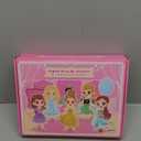 Jeowoqao Princess Costumes for Girls, Princess Dress up Clothes for Girl 4-6 Princess Dresses,Little Girl Dress up Pretend Role Play, Christmas Birthday Gifts for Toddler Girl Aged 3-6