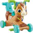 VTech 3-in-1 Bounce & Go Pony | Interactive & Educational Push, Ride & Bounce Along Toy with Games | Suitable for Boys & Girls 18-36 Months, English Version