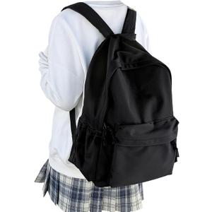 Classic Basic Black Backpack For Women,Waterproof High School Bookbag,Lightweight Casual Travel Daypack,College Backpack Men,Middle School Bag For Girls Boys