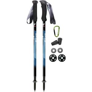 Fizan Compact 3 Trekking Poles – 5.6 oz Ultralight, Backpacking, Thru Hiking Poles, Adjustable, Collapsible, Customized Fit, Aluminum Walking Sticks