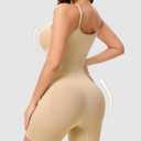 Nebility Shapewear Bodysuit for Women Tummy Control Body Suit Seamless Full Body Shaper Mid Thigh Shorts, 3XL- 4XL