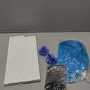 PLULON Blue Bob Wig with Heart Sunglasses and Hair Cap for Women, Short Bob Wigs Synthetic Colored Funny Cosplay Hairieces for Women Men Daily Bachelorette Halloween Costume Party Decorations