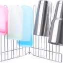 Reusable Drying Rack, Foldable Freezer Bag Dryer, SUS304 Stainless Steel Stand for Gallon, Quart, Sandwich, Snack Bags