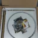 Pendant Lights Kitchen Island, 11.8" Gold Glass Pendant Lights Modern Vintage Fluted Large Dome Shade Brass Island Lights for Kitchen Dining Room Hallway Bedroom Restaurant. (Glod)