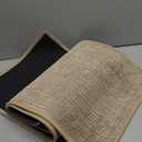 YIHOUSE Bathroom Mat Set 2 Piece Beige, Non Slip Bath Mats Sets of 2 Quick Dry, Absorbent Washable Thin Bathroom Rugs Fit Under Door for Elder, Sink, Laundry