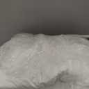 Delara King Duvet Insert  White Cotton Comforter  100% Organic Cotton Shell and Filled All Season, Breathable, Lightweight with 8 Tabs  GOTS Certified