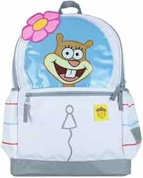 INTIMO Nickelodeon SpongeBob SquarePants Backpack 16" Sandy Cheeks Character Tote Book Bag