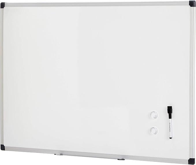White Board, 91.4 x 60.96 centimeters, Aluminum Frame, Silver/White