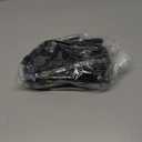 Yunsailing 12 Pack 2 Prong Extension Cords 3ft 6ft 9ft 12ft Assorted Lengths for Christmas Lights Indoor Outdoor 20AWG Polarized Power Extension Cable for Holiday String Lights Decorations(Black)