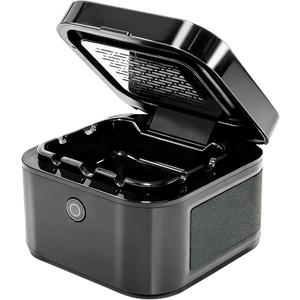 Autuveen Multifunctional Smokeless Ashtray with HEPA Filter,Rechargeable Air Purifier for Cigarette Smoke,Portable Ashtray for Indoor & Outdoor Use (Black)