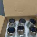 SUNWIND Hanging Solar Ball Lights Outdoor - 6 Pack Cracked Glass Decorative Garden Lights Waterproof Solar Lanterns for Yard, Patio, Fence, Tree, or Holiday Decoration(White)