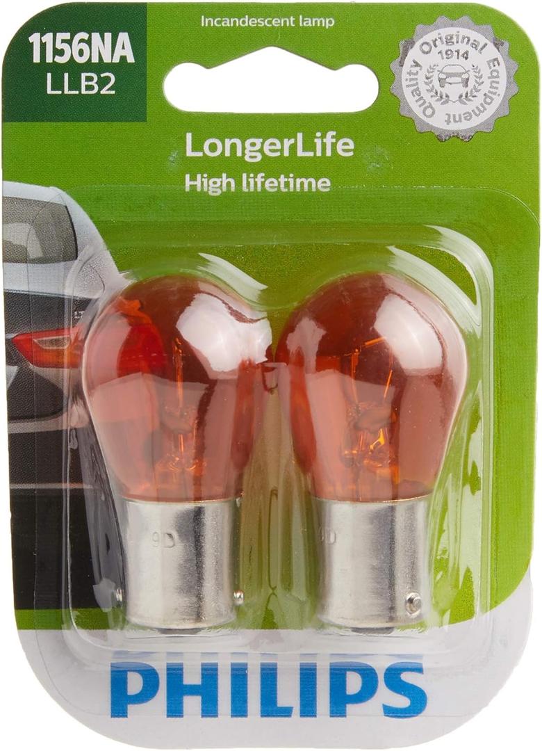 Philips 1156NA LongerLife Miniature Bulb, 2 Pack Philips 1156NA LongerLife Miniature Bulb, 2 Pack
