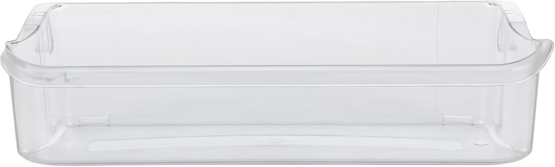 Smart Choice 241505301 Upper Shelf Refrigerator Door Bin Clear, Impact Resistant Freezer Replacement Compatible with Frigidaire 240430321 241505305, Fits Select Frigidaire & Kenmore Models