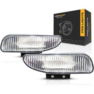 For Ford Mustang 1994 1995 1996 1997 1998 Fog Light Driver and Passenger Side Pair | Replacement For FO2596101