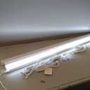 (6 Pack) 4FT T5 LED Integrated Fixture, 6500K,20W,2300LM(Super Bright White) Linkable LED Shop Light,Garage Ceiling and Cabinet Light,Strip Light,Corded Electric with ON/Off Switch