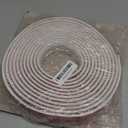 moonoom 20 Ft x 1.6''Wall Decoration Molding Trim,Self-Adhesive 3D Chair Rail Panel Molding, Flexible DIY Wall Trim for Walls Mirror Window Frame and Home Decoration (White)