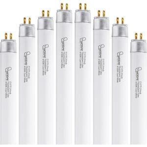 7 Pack 21 Inch F13T5/CW Fluorescent Light Bulb, 4100K Cool White, T5 13 Watts Fluorescent Replacement Bulb for Counter and Cabinet Fixture, G5 Base