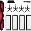 Accessories Compatible for Roborock Q5 Q5+ Q5 Plus Replacement Parts,      , 1 Main Brush 4 HEPA Filters 4 Side Brushes