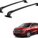 ALAVENTE Roof Rack Crossbar fits for Buick Enclave 2018-2025 with Side Rails(NOT FIT MODELS WITH FRONT POWER SUNROOF) 165lbs Adjustable Aluminum Crossbars for Roof Boxes Bags Kayak Bicycle Accessories