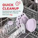 Dash Rapid Egg Cooker - Boiler, Poacher & Steamer - Includes Measuring & Recipe Guide - Dishwasher Safe - BPA Free - Holds 7 Eggs, Lavender