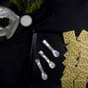 Set of 3 Hand craft Mother of pearl caviar spoon (3 QTY, 3.5 Inches)