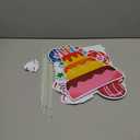 Happy Birthday Yard Signs, 4-Pack Birthday Lawn Sign Yard with Stakes, Vibrant Cake Balloon Design, Waterproof Birthday Party Supplies & Decor Indoor and Outdoor