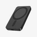 Miady Mini MagSafe-Compatible Portable Charger, 5000mAh 5W Compact Magnetic Power Bank for iPhone 16/15/14/13/12, 12W USB-C Charging Battery Pack