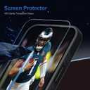 RMOCR for iPhone 15 Pro Case with Screen Protector+Lanyard Wrist Strap,Magnetic Translucent Matte Rugged Slim Phone Cover Built in Invisible Kickstand [Fit for MagSafe],Black