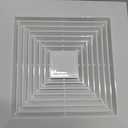 Baquler 1 Pcs 11 x 11'' Exhaust Bathroom Fan Cover with Springs Square Ceiling or Wall Mounted Ceiling Grill Vent Fan Fits Models 663 670 671 675 688 689 Ventilation Cover Replacement Accessories