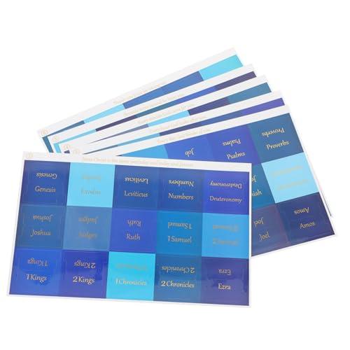 COHEALI Book Annotation Tabs 6-Pack Vintage Month Tabs Sticky Index Labels for Planner Sign Here t Calendar t Binder t Monthly Adhesive t for Office School Note Tabs