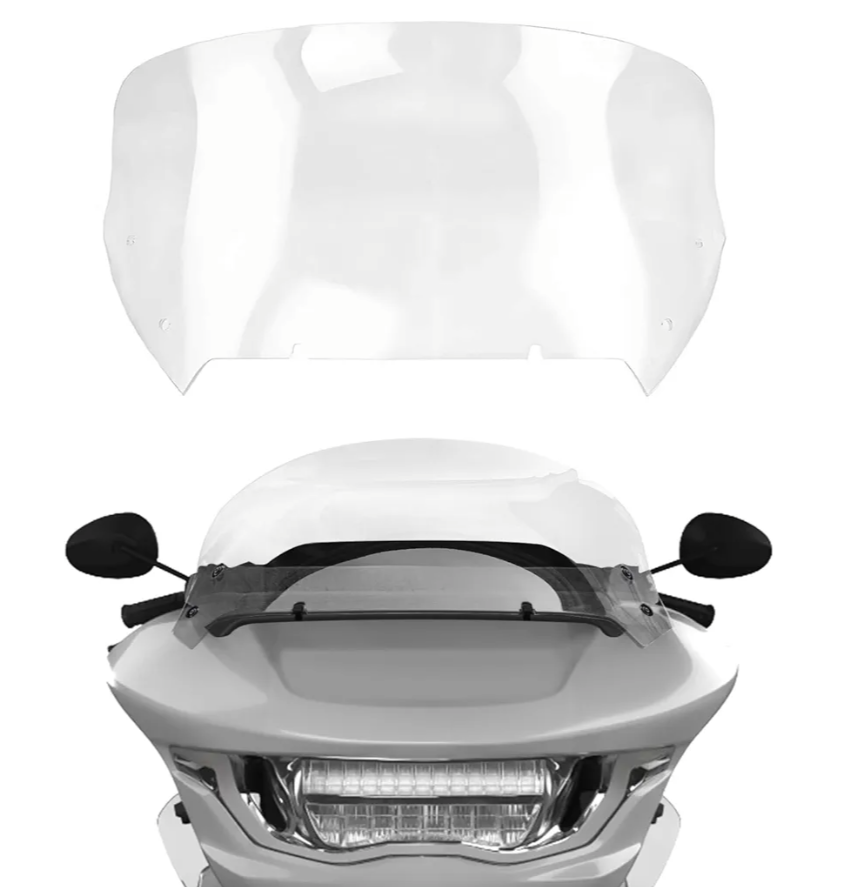 11.75" Windshield for Harley Road Glide 2024-2025, Clear Wind Shield Windscreen Air Deflector for Harley CVO Road Glide 2023-2025 Accessories 11.75" Windshield for Harley Road Glide 2024-2025, Clear Wind Shield Windscreen Air Deflector for Harley CVO Road Glide 2023-2025 Accessories