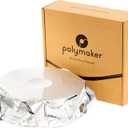 Polymaker PC-ABS Filament 2.85mm, Black Polycarbonate Blend with ABS 1kg - Tough and Heat Resistant 2.85mm 3D Printer Polycarbonate Filament, Dimensional Accuracy +/- 0.03mm