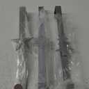 Whaline 3Pcs Christmas Wreath Hanger Over The Door Metal Wreath Hook Star Snowflake Christmas Tree Wreath Holder for Xmas Party Decor Door Wall Home Office, Silver, 15in