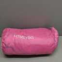 Sleeping Bag 3 Seasons for Adults Kids Boys Girls Camping Hiking Warm Cold Weather Lightweight Portable with Compression Bag for Backpacking in Spring, Summer, Fall and Winter, 3 Lbs, Pink