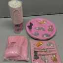 Cat Birthday Party Supplies, Paper Plates, Napkins, Cups and Plastic Cutlery (Serves 24, 144 Pieces)
