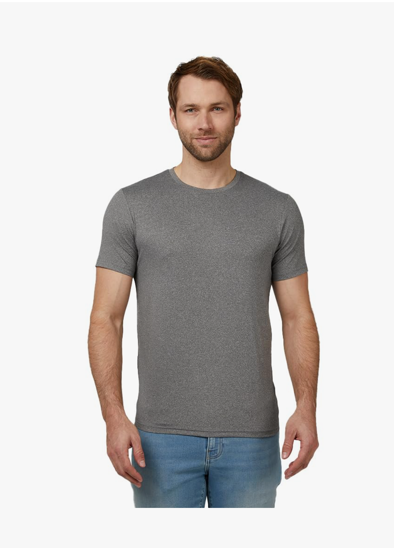 32 Degrees Men's Cool Classic Crew T-Shirt | Anti-Odor | 4-Way Stretch | Moisture Wicking, Size -M