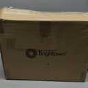 Brightown Smart Wall Heater, 1500W Electric Space Heater for Indoor Use, 5 Optional Modes, Adjustable Thermostat, Remote Control, Energy Efficient Easy-Mount Heater for Bedroom, Works with Alexa, Grey (Standard Plug)