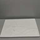 Stone Bath Mat Diatomaceous Earth Shower Mat Non-Slip Super Absorbent Diatomite Stone Mats for Bathroom Floor/Ktichen Cuonter Quick-Drying Easy to Clean (24''*16''White)