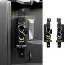 SZYANG 2PCS Retractable Ratchet Straps Compatible with 2020-2025 Jeep Gladiator JT Retractable Tie Down Straps Replacement for 2020-2025 Jeep Gladiator Accessories