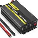 2000 Watt Power Inverter 12v DC to 110v AC Converter with 3 AC Outlets, 2000W Modified Sine Wave Car Inverters for Vehicles Truck with 2.4A USB Ports for Car RV Boat Camping