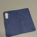 SUANPOT Compatible with Samsung Galaxy A36 Wallet case with RFID Blocking Credit Card Holder,Flip Book PU Leather Protective Cover Women Men for Samsung A36 Phone case Sky Blue