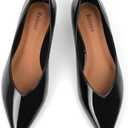 Reitoye Flats for Womens Closed Pointed Toe Ballet Flat Comfortable Dressy Work Slip On Casual Shoes Womens Flats. Size 7,5